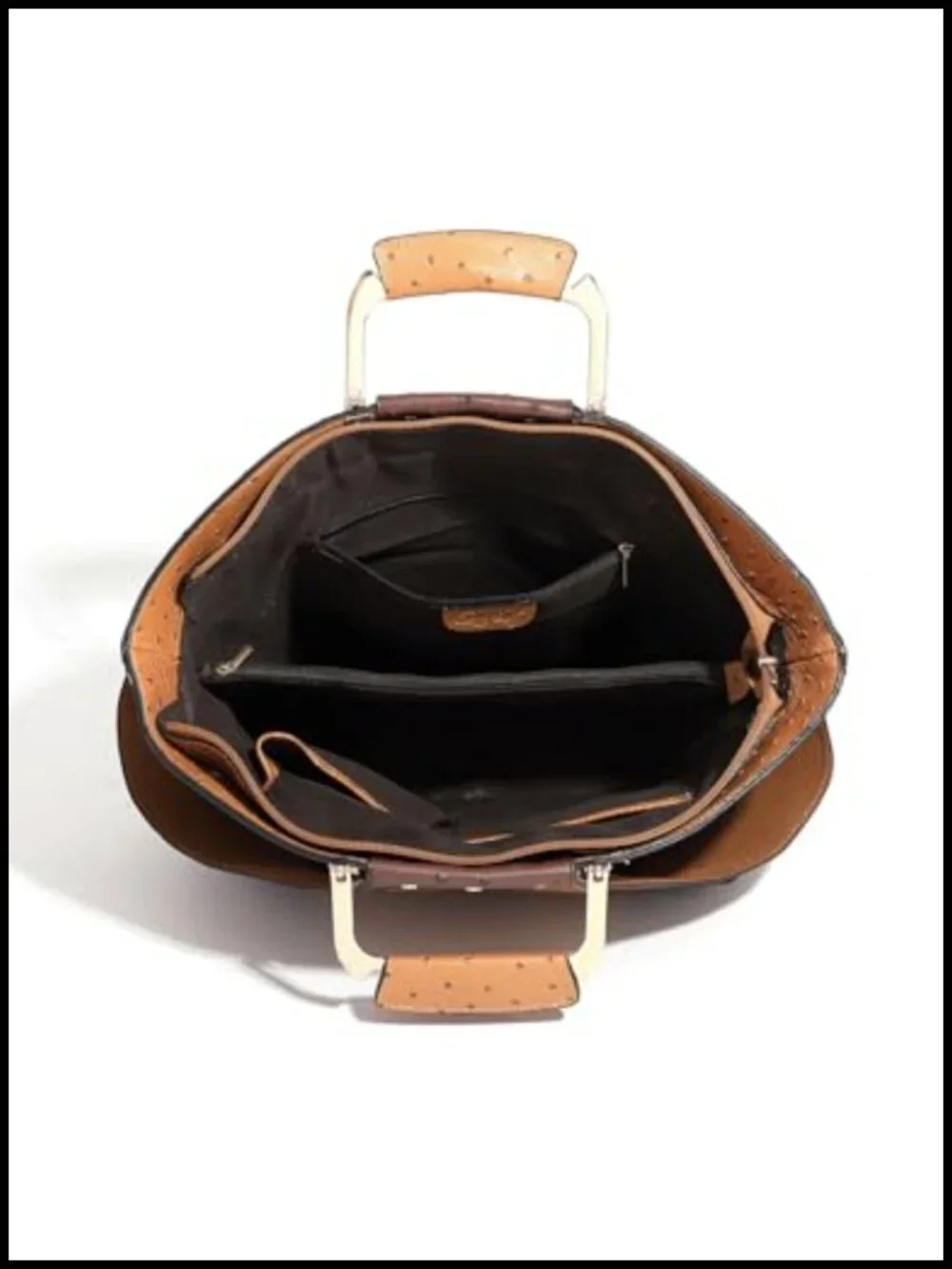 Vintage Croco-Embossed Satchel Tote with Detachable Strap & Wallet Set